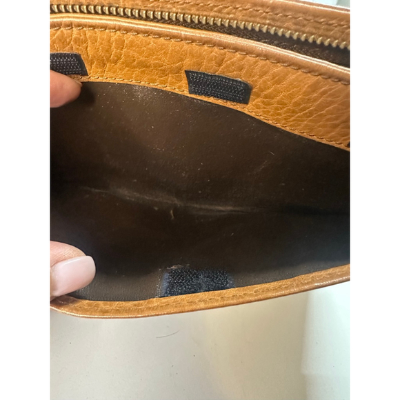 Unisex Burberrys Brown Leather Clutch/Pouch One Size - Picture 3 of 10